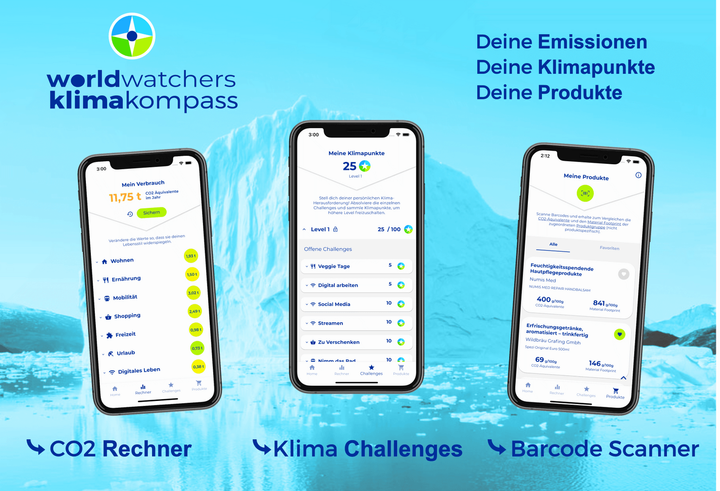 Rückblick: worldwatchers klimakompass nun in den App Stores!